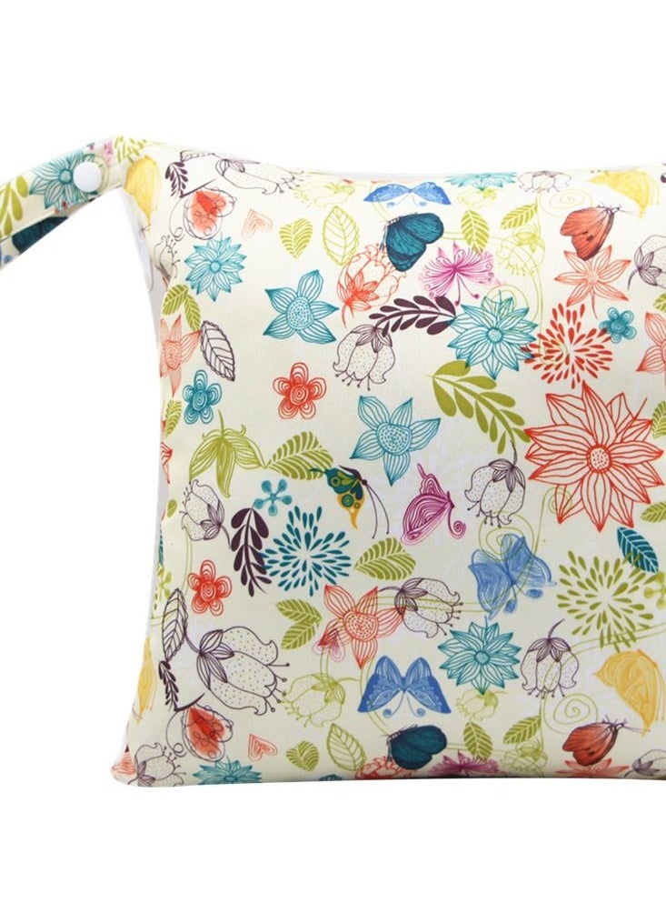 Loquat Cartoon Cute Print Stroller Hanging Bag Multi-functional Diaper Storage Bag Diaper Pad Hanging Bag  - Image 1