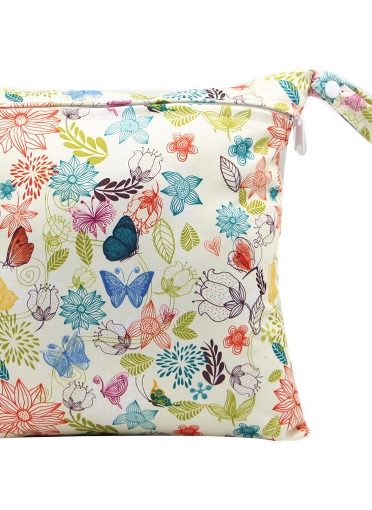 Loquat Cartoon Cute Print Stroller Hanging Bag Multi-functional Diaper Storage Bag Diaper Pad Hanging Bag  - Image 2