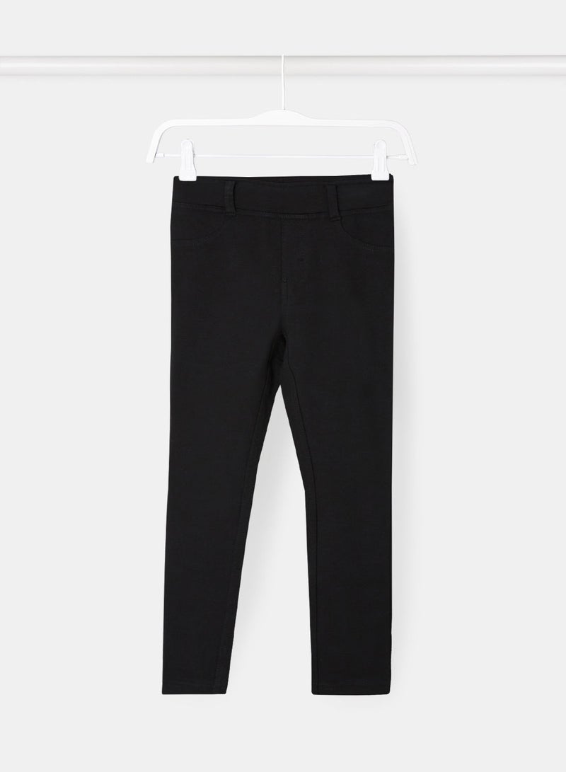 نيم ات بنطلون ضيق أساسي للبنات - Image 1