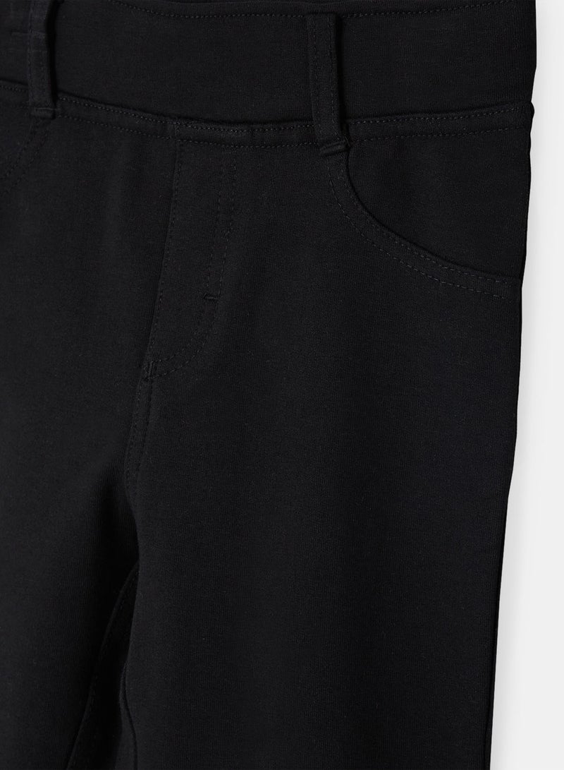 نيم ات بنطلون ضيق أساسي للبنات - Image 3