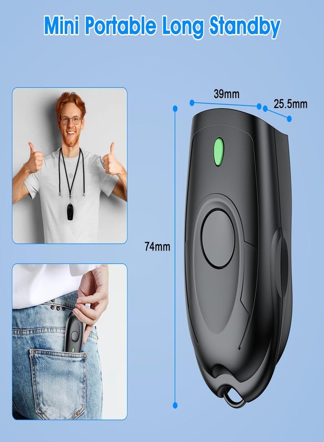 سيمكود ماسح الباركود Symcode Bluetooth Mini 1D صغير الحجم محمول، 3 في 1، بلوتوث ولاسلكي 2.4 جيجا هرتز وسلكي USB، متوافق مع أندرويد، iOS، أجهزة الكمبيوتر، ويندوز - Image 2