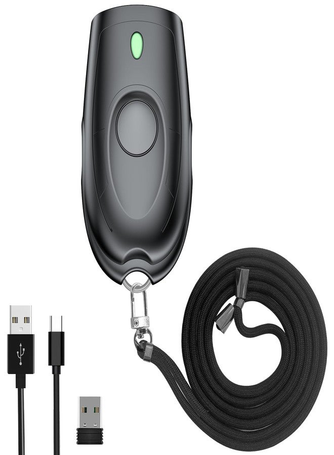 سيمكود ماسح الباركود Symcode Bluetooth Mini 1D صغير الحجم محمول، 3 في 1، بلوتوث ولاسلكي 2.4 جيجا هرتز وسلكي USB، متوافق مع أندرويد، iOS، أجهزة الكمبيوتر، ويندوز - Image 1