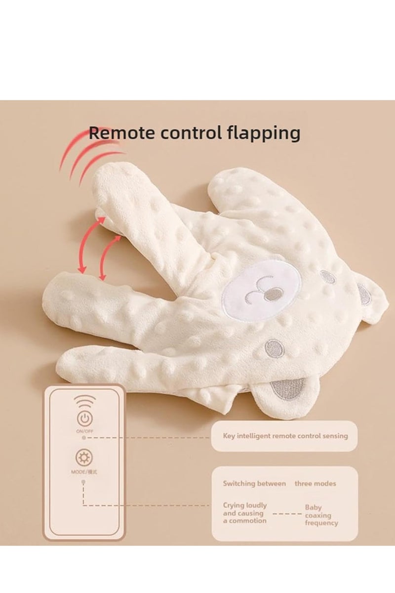 Flushrenic Baby Soothing Palm, Baby Patter for Sleep, Baby Startle Prevention Hand Glove, Electric Baby Hand Sleep Soothers Pillow, Red Bean Filling, Cute for Newborns, Baby Girl, Baby Boy - Image 4