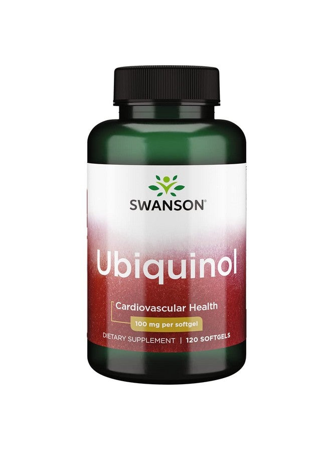 SWANSON Ubiquinol 100 Milligrams 120 Sgels - Image 1