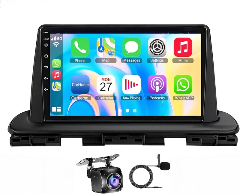 Vierex Fit KIA CERATO Car Stereo CERATO 4 Forte K3 Android Screen 2018-2022 With Apple Carplay Android Auto Wireless WiFi DSP FM&AM BT AHD Camera Included Fast Interface (8+128GB 8CORE Carplay) - Image 1