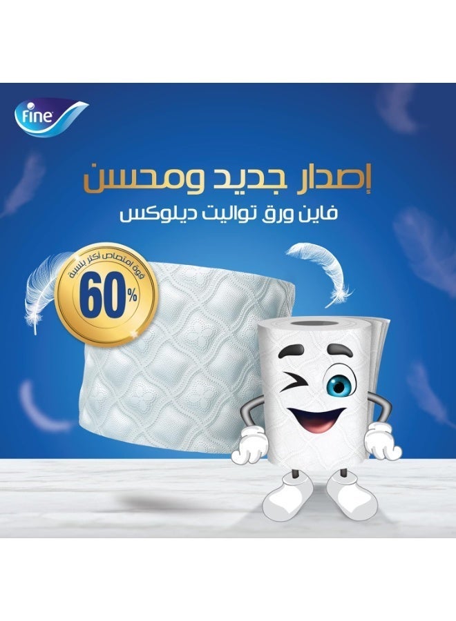 Fine Deluxe Toilet Paper 3 Ply 140 Sheets * 12 Rolls - Image 4
