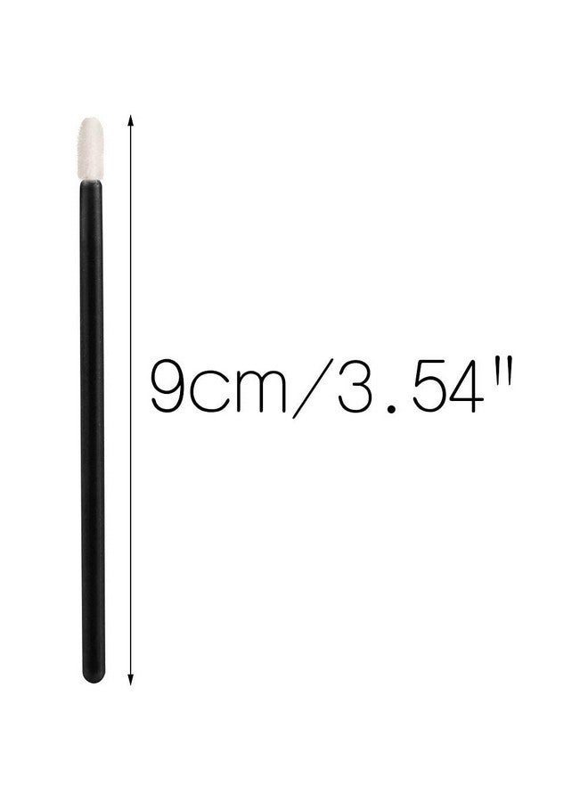 g2plus 200Pcs Lip Gloss Applicators, Disposable Lip Brushes, Lipstick Gloss Wands Applicator Perfect Makeup Tool Kits (Black) - Image 2