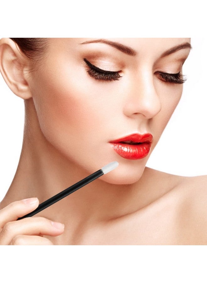 g2plus 200Pcs Lip Gloss Applicators, Disposable Lip Brushes, Lipstick Gloss Wands Applicator Perfect Makeup Tool Kits (Black) - Image 3