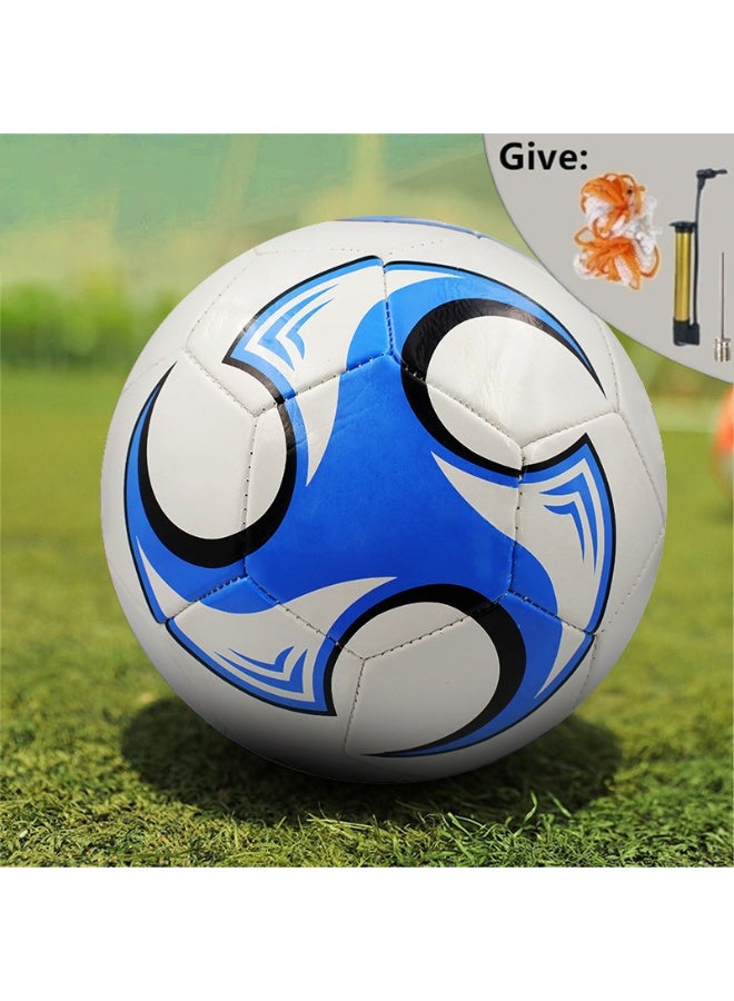 Generic Soccer Ball Size 5 High Quality Football For Training Playing Waterproof And Wear Resistant Football for Official Matches With Air Pump Net Bag And Ball Needles Indoor Outdoor Game Soccer Ball - Image 1