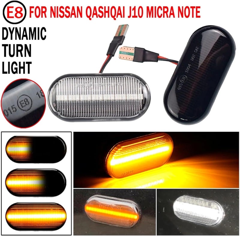 QASULER Dynamic Turn Signal Lamps for Nissan Vehicles - Image 5