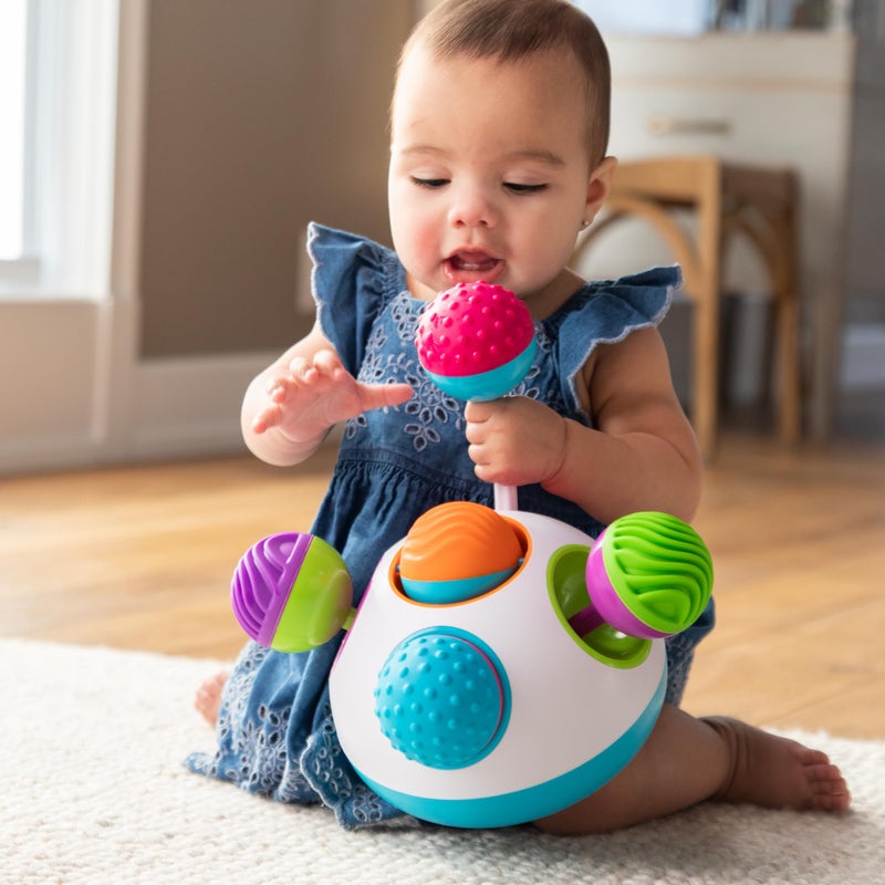 Fat Brain Toys Klickity Sensory Baby Toys, 1 Year and Up, Engaging Multi-Textured Early Developmental Toddler Activities for Tactile and Visual Stimulation - Image 5