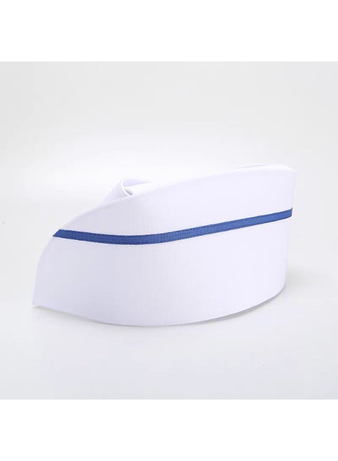 KUYING Thickened Nurse's Tailcoat Hat With Three Buckles And Adjustable Medical Work Cap 