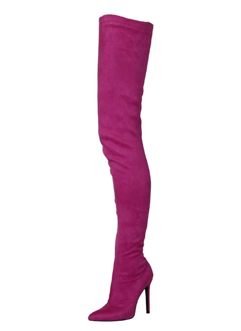 Pointed Knee High Boots For Women Purple - pzsku/ZA79EF0D34BDBF0C0DF87Z/45/_/1677468219/230d3102-0b5a-47ad-ad99-61543098b115