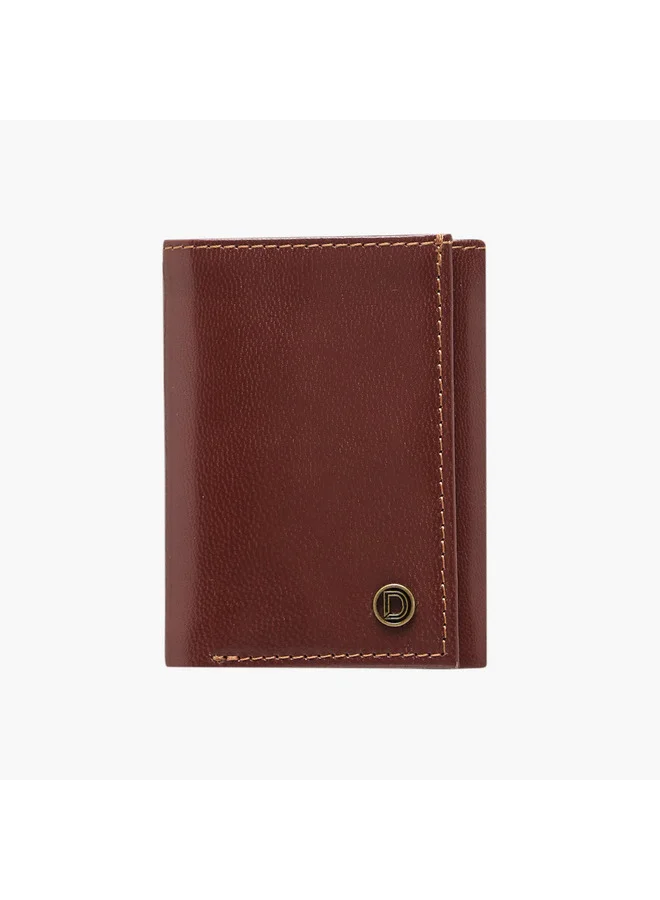 DUCHINI Men Metal Accent Bi-Fold Wallet
