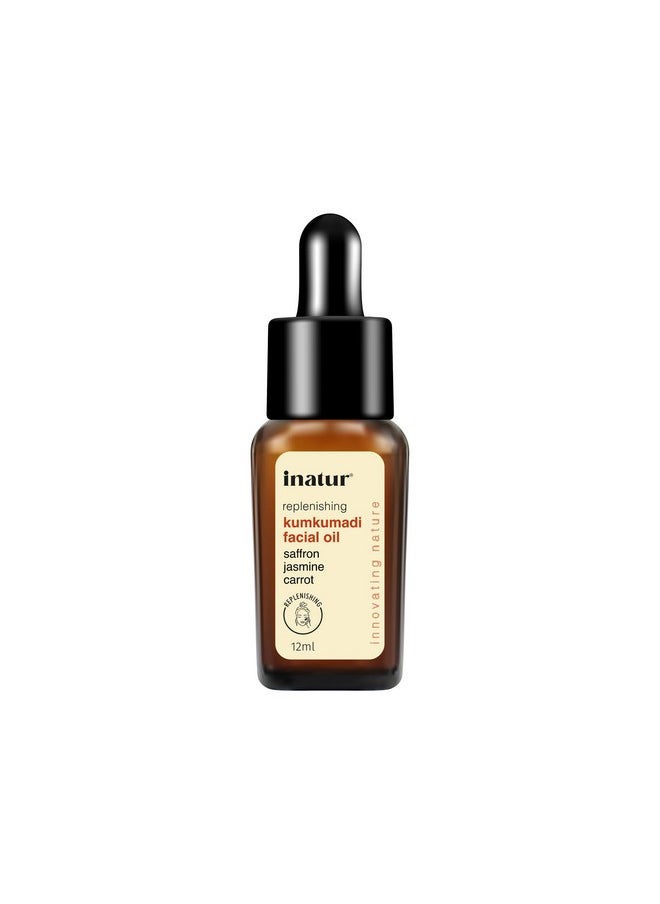 INATUR Kumkumadi Facial Oil| Radiant Glow, Reduces Pigmentation And Blemishes| With Ayurvedic Formulation| For All Skin Type| 12Ml  - Image 1