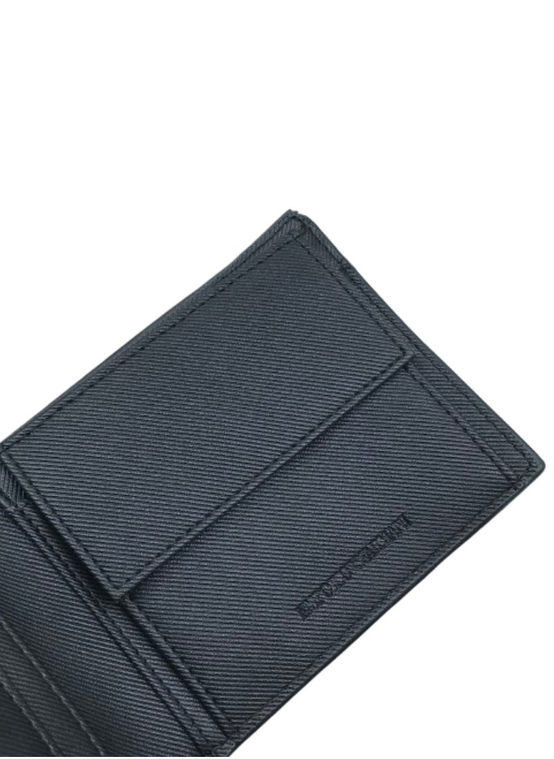 EMPORIO ARMANI - Emporio Armani Black Wallet-Keychain Set For Men - Image 1