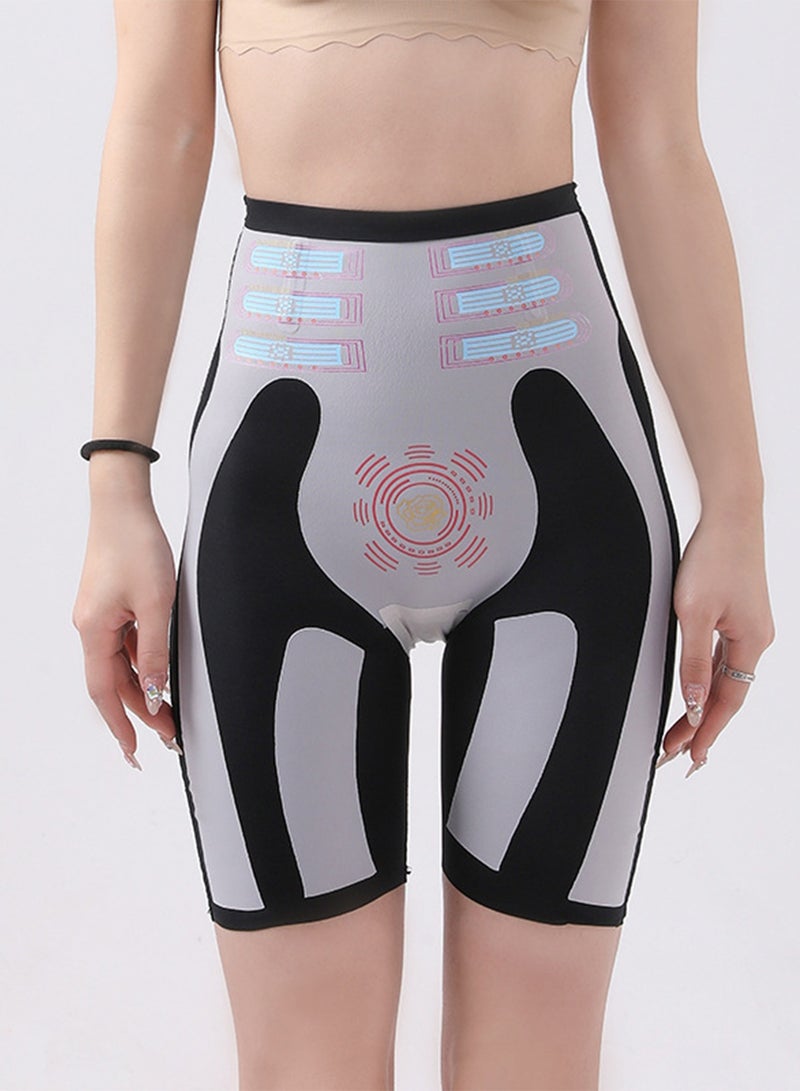 Excefore بنطلون تحكم في البطن بخصر مرتفع، ملابس داخلية عالية الخصر للنساء، مشد لاستعادة الألياف، شورت خفيف للتحكم في البطن، بنطلون رفع الفخذ والبطن والورك، ملابس داخلية مقاس L - Image 5