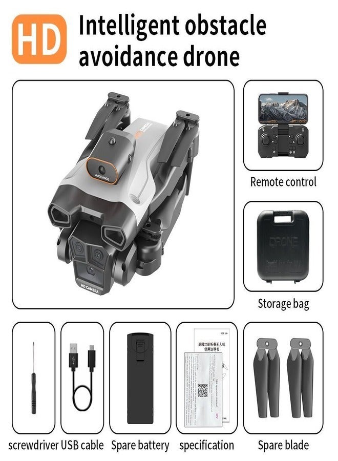 HD H12 DRONE CAMERA,FOLDING DESIGN, AL INTELIGENT CHIP,ONE CLICK TAKEOFF,REAL TIME TRANSITION, FLAGSHIP 3 CAMERA,HD SCREEN,SUPERSTRONG WIND RESISTANT,OPTICAL FLOW LOCALIZATION,360 DEGREE ROLL,4K HD - Image 3