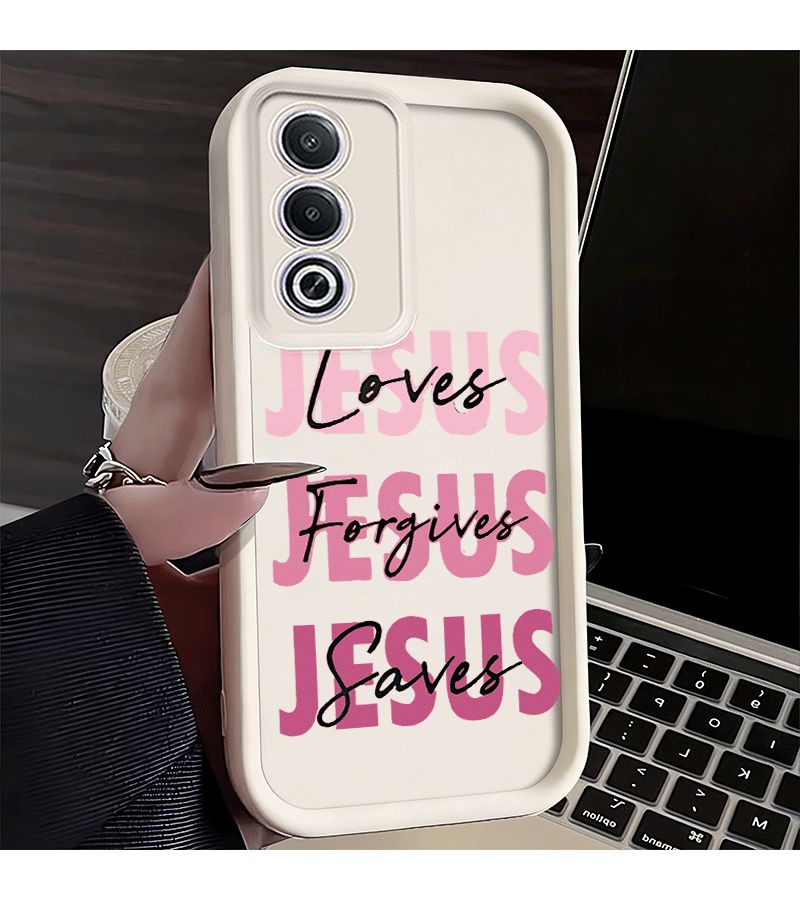 White TPU Phone Case For Oppo A57 4G Soft Protective Cover - Image 3
