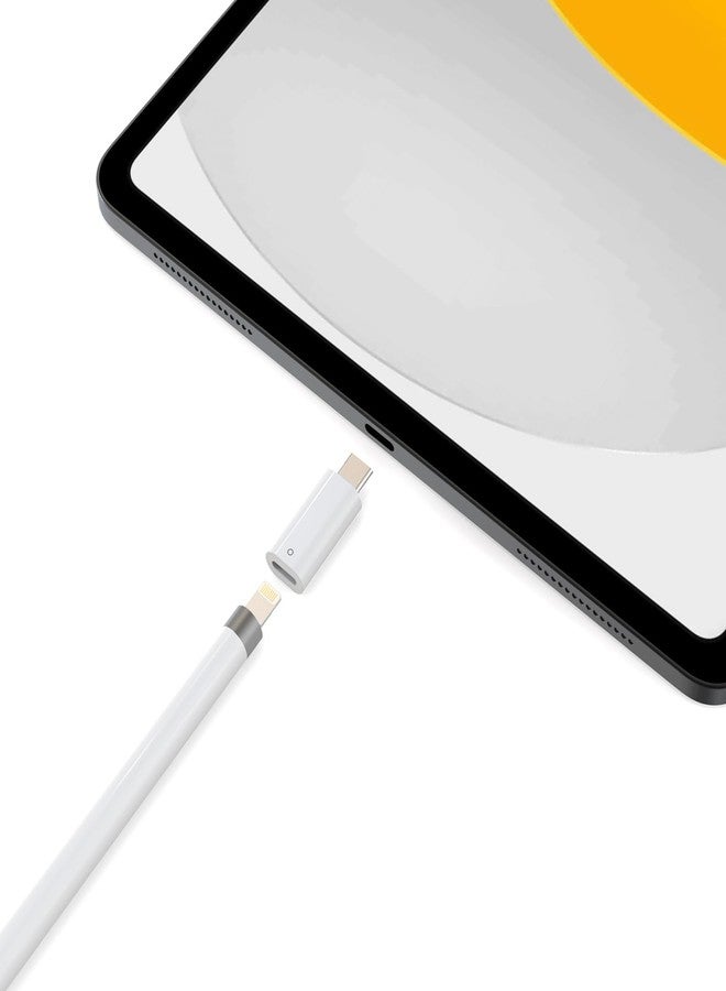 TechMatte USB C Pencil Adapter Designed for Apple Pencil 1st Gen, Only Compatible with iPad 10th /11th A16 2025 Gen,USB-C to Lightning Pencil Charging Adapter,Support Charging & Connection(2Pack) - Image 3