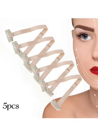 5pcs Face Lift Hair Bands, with Clip Adjustable Elastic Face Lift Tape Face Strap for Women Face Shaping - pzsku/ZA79F5A6E0778A81A34A7Z/45/_/1722236758/1dd7b927-4ffd-4327-86eb-9c917d7b666b