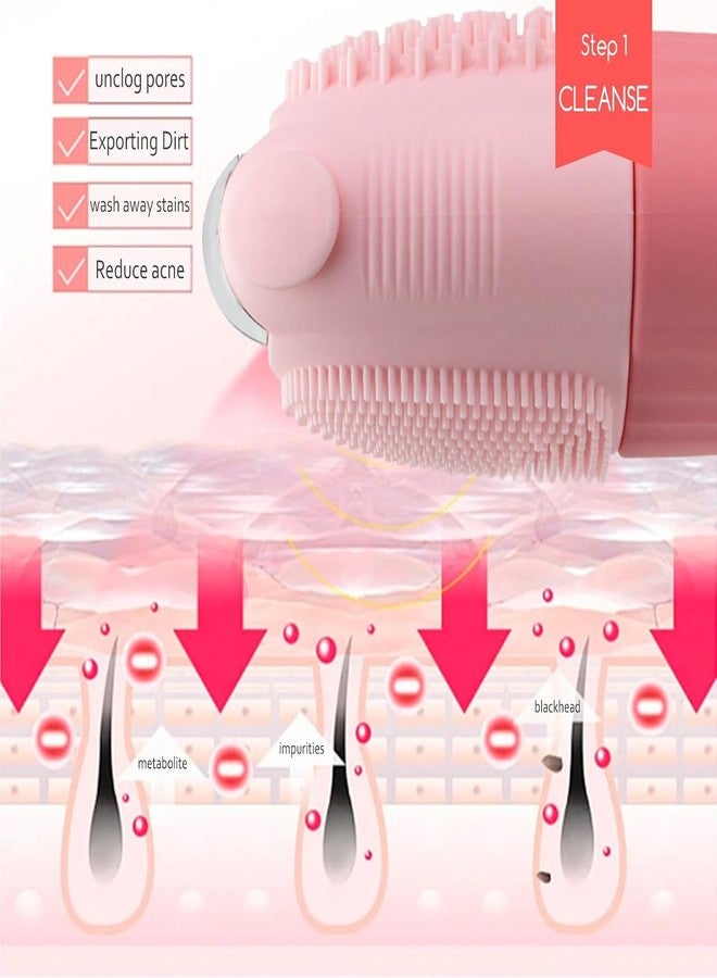 BIYALI Ice Roller With Scrubber For Face Eyes and Neck To Brighten Skin & Enhance Your Natural Glow/Reusable Facial Treatment to Tighten & Tone Skin & De-Puff The Eye Area || 1Pcs || - Image 4