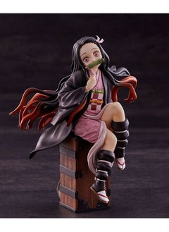 Kamado Nezuko Demon Slayer Figure, Anime Realistic Collectible Action Figure, High Quality Anime Action Figure Toy for Collection, Decoration, Valuable Gift, 230G