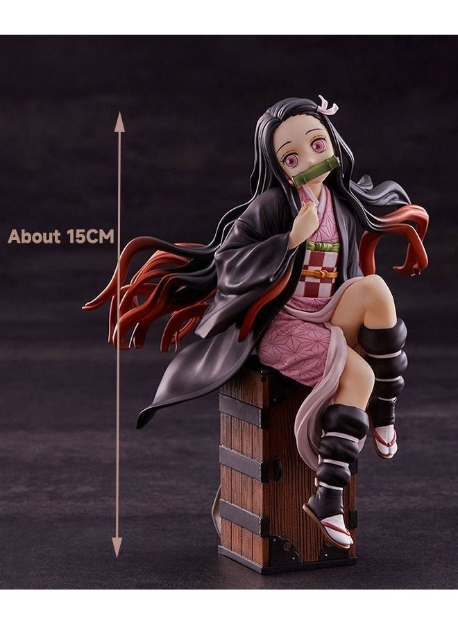 Generic - Kamado Nezuko Demon Slayer Figure, Anime Realistic Collectible Action Figure, High Quality Anime Action Figure Toy for Collection, Decoration, Valuable Gift, 230G - Image 1