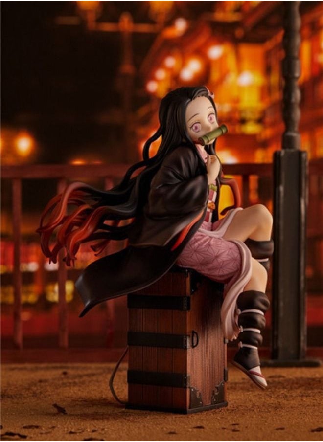 Generic - Kamado Nezuko Demon Slayer Figure, Anime Realistic Collectible Action Figure, High Quality Anime Action Figure Toy for Collection, Decoration, Valuable Gift, 230G - Image 1