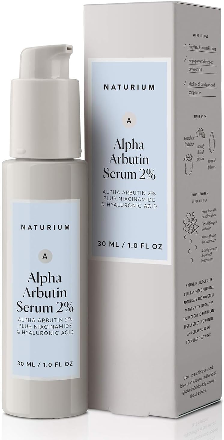 Naturium Alpha Arbutin Serum 2 with Alpha Arbutin Niacinamide and Lemon Face Skin Care 10 FL OZ 30 ML