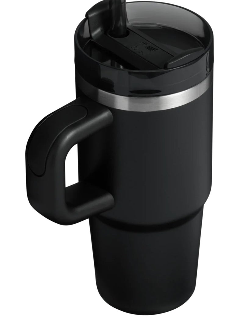 Stanley Quencher H2.0 Flow State Stainless Steel Vacuum Insulated Tumbler with Lid and Straw for Water, Iced Tea or Coffee, Smoothie and More, 14 oz, BLACK - Image 4