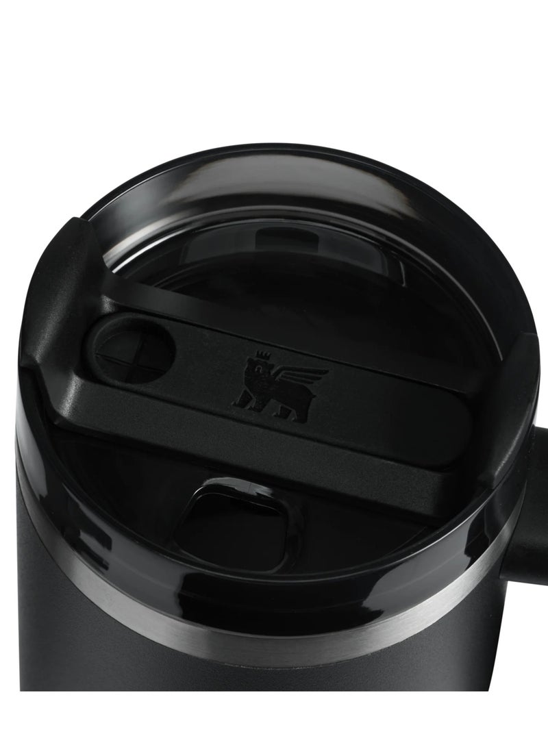 Stanley Quencher H2.0 Flow State Stainless Steel Vacuum Insulated Tumbler with Lid and Straw for Water, Iced Tea or Coffee, Smoothie and More, 14 oz, BLACK - Image 5