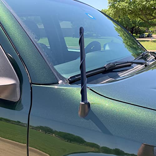 KSaAuto Short Antenna for Ford F150 2009-2025, Ford F250 F350 2017-2025, Truck F-150 F-250 F-350 Bronco 7 Inch Antenna Replacement F150 Accessories - Image 2