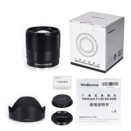 YONGNUO عدسة يونغنو YN16MM F1.8S لعدسات سوني E-Mount، عدسة بزاوية واسعة 16 مم، عدسة بفتحة كبيرة F1.8 لإطار APS-C مع تركيز تلقائي - Image 3