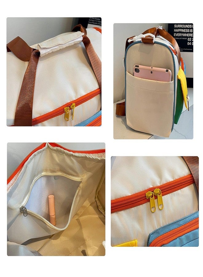 DEAL NUT Extra Large Storage Duffle Bag with Zippers and Handles, Big Foldable Duffle Bag for Travel, Water Resistant Weekender Overnight Bags for Women and Men, (42x24x27cm) - Image 5
