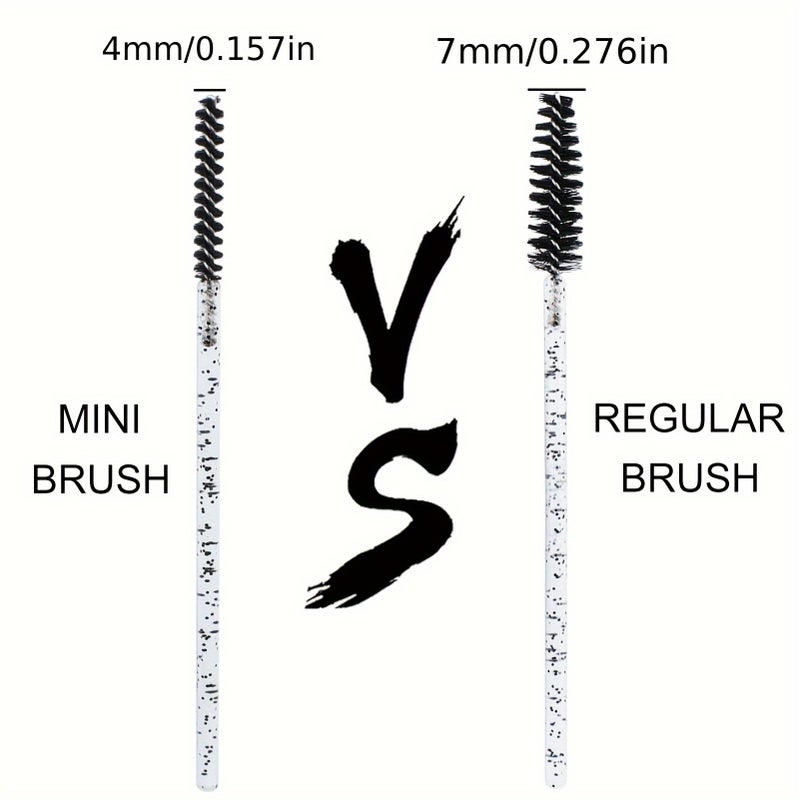40pcs Disposable Makeup Brushes Eyelash Microbrush Applicator Mascara Wands Eyebrow Comb Lash Extension Tool