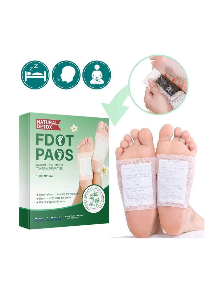 SOL LORA 10-Piece Cleansing Detox Foot Pads  - Image 2