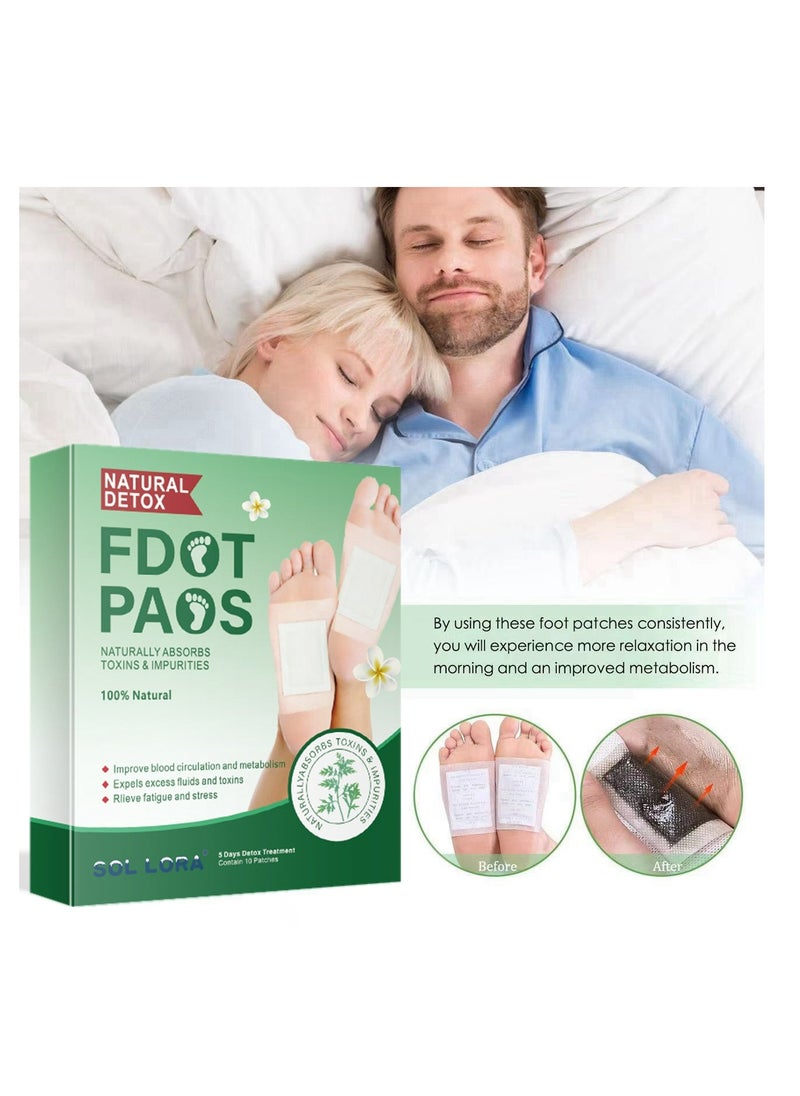 SOL LORA 10-Piece Cleansing Detox Foot Pads  - Image 3
