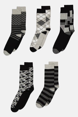 Men 5 Pairs Stripe Lightweight Crew Socks, Multicolor - pzsku/ZA79FD06BB2BB223A6C43Z/45/1747056852/5b0af07e-867c-42f9-8dc5-f3573e16af5f