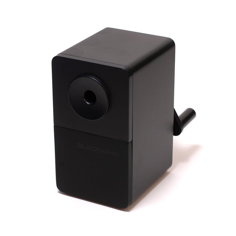 Blackwing Desktop Sharpener Adjustable Sharpening Dial Handcrank Design Metal Drawer