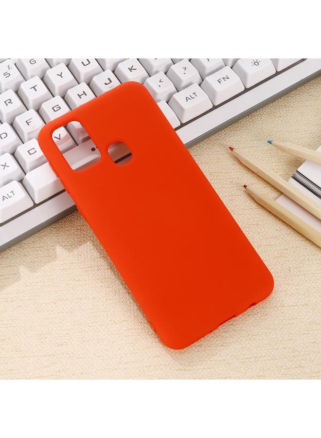 The Bros Case For Samsung Galaxy A21s Pure Color Liquid Silicone Shockproof Full Coverage Case