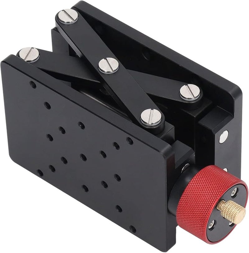 منصة رفع مقصية يدوية من الألومنيوم مع عجلات قفلية وحامل مختبر، أقصى حمل 10 كجم - Image 5