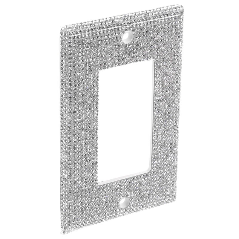 Glitter Rhinestone Toggle Light Switch Cover Decorative Wall Plate For US Outlet - Image 2