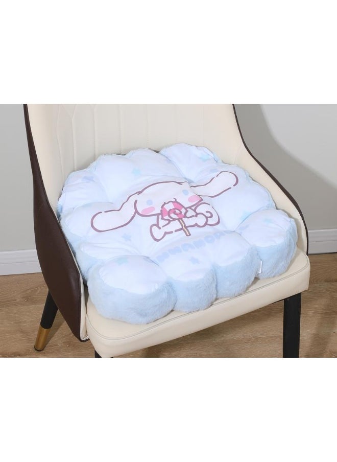Miniso Sanrio characters Exquisite Printed Backrest Cushion and Seat Cushion(	 Cinnamoroll) 