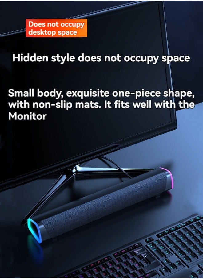 M MIAOYAN New audio multi-purpose Bluetooth/wired external speaker small desktop subwoofer speaker high-quality speaker  - Image 2