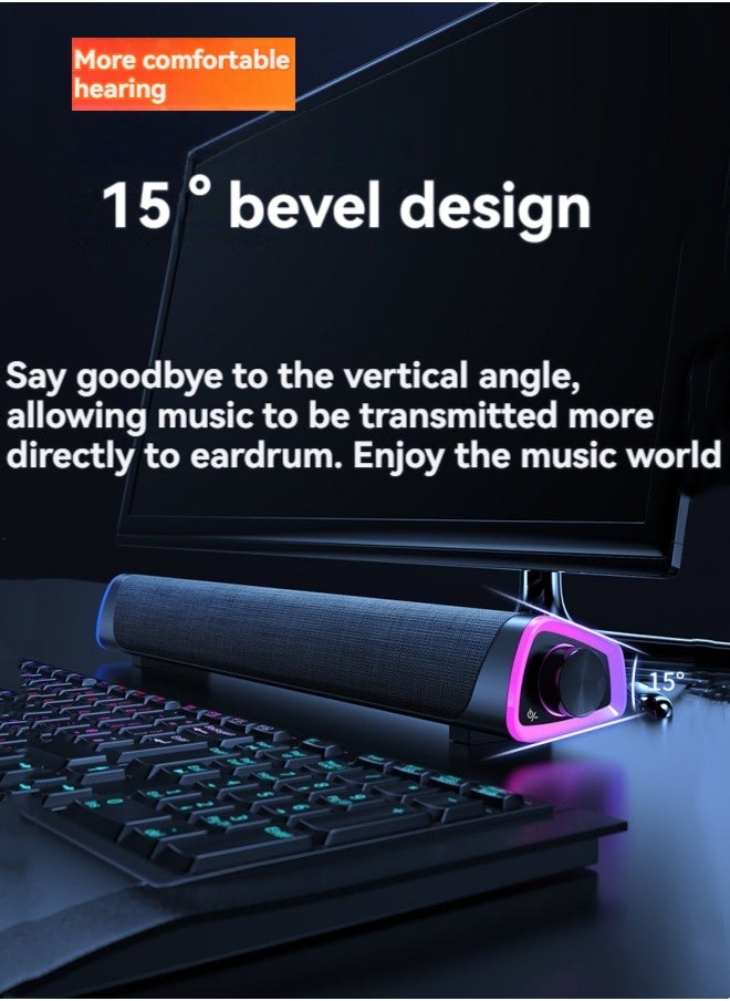 M MIAOYAN New audio multi-purpose Bluetooth/wired external speaker small desktop subwoofer speaker high-quality speaker  - Image 3