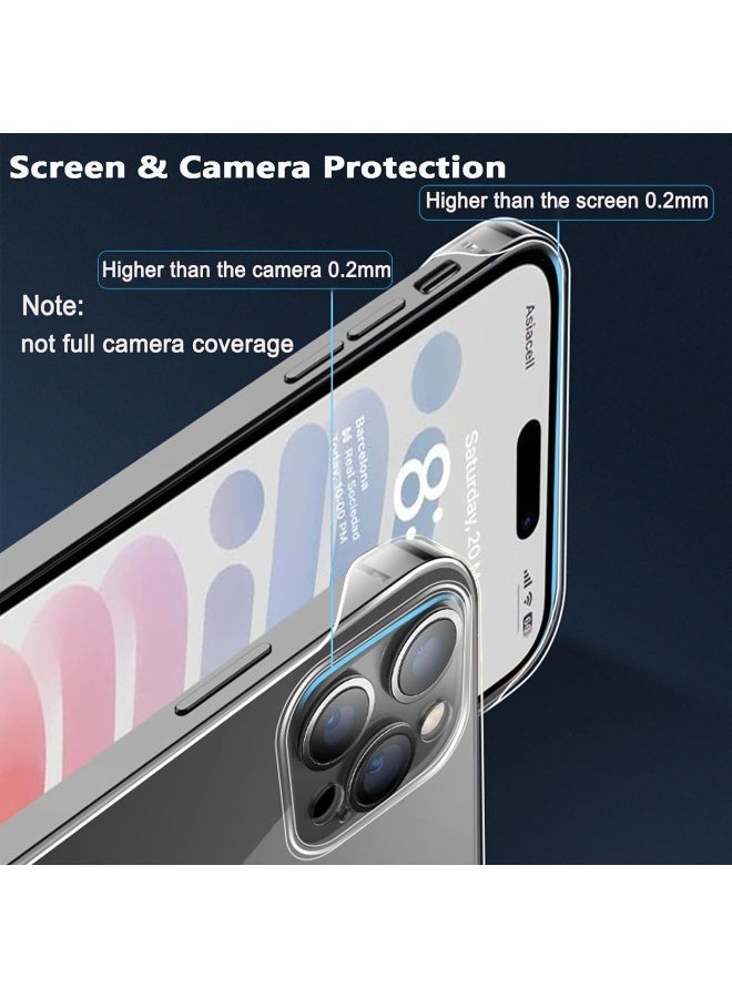 DRIP 📱💎✨ Frameless Ultra-Clear Slim Case for iPhone 15 Pro Max – Shockproof Transparent Cover 🧲 MagSafe Compatible ⚡ | Anti-Yellowing Crystal Protection 💫 | 360° Edge Guard 🛡️ | Lightweight & Scratch Resistant ⚙️ | Sleek Modern Design 🚀 - Image 5