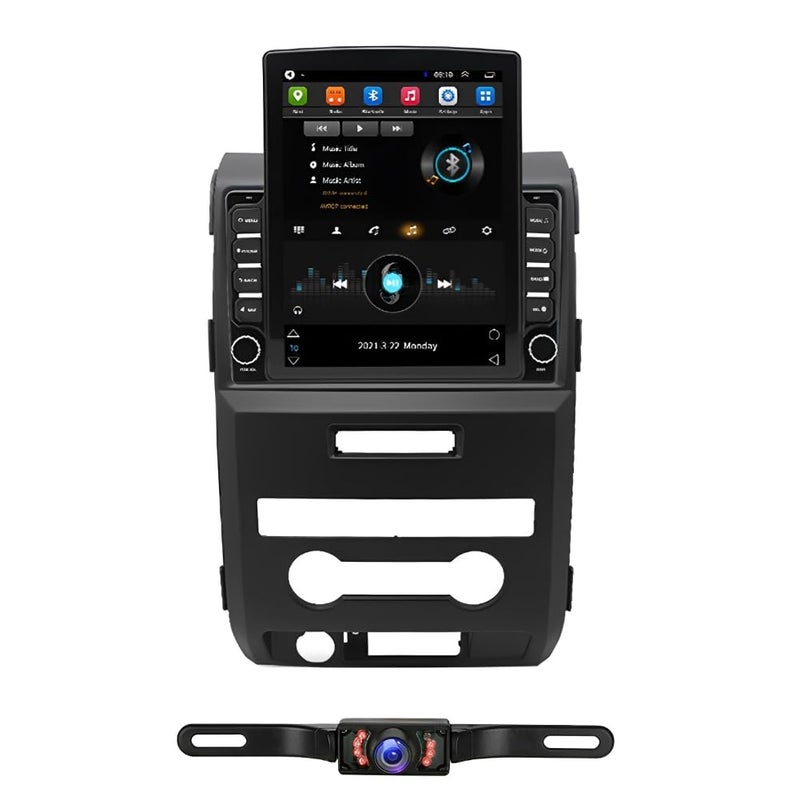 97 Android 13 Car Stereo Radio wWireless CarplayAndroid Auto for Ford F150 20092014Double Din Touchscreen IPS Car Radio ReceiverBuiltin WiFi GPS Steering Wheel Control Bluetooth Backup Camera