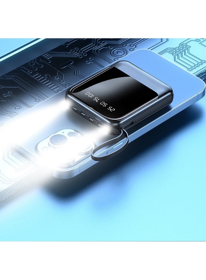 شاحن محمول سعة 20000 مللي أمبير مزود بكابل صغير ومريح وعالي السعة - Image 2