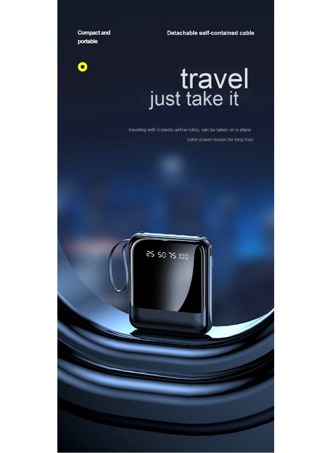 شاحن محمول سعة 20000 مللي أمبير مزود بكابل صغير ومريح وعالي السعة - Image 5